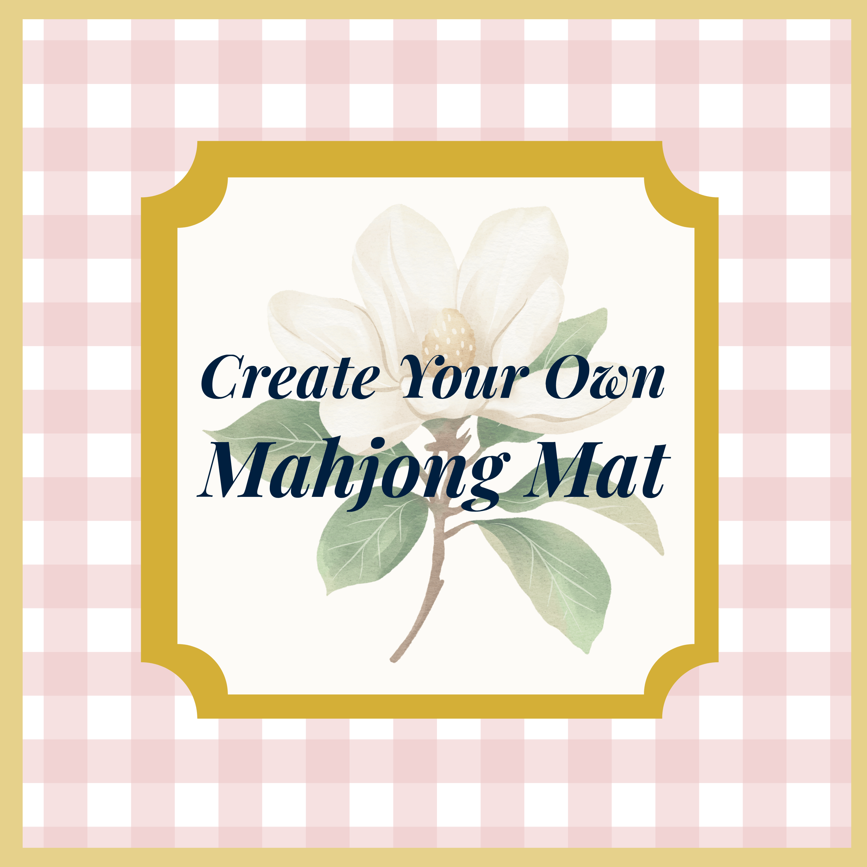 Custom Mahjong Mat
