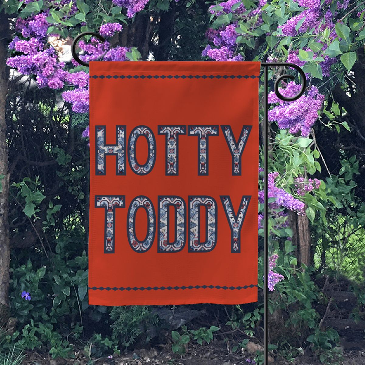 Hotty Toddy! Garden Flag_Red | Garden Flag 12"x18" (Made in USA) Garden Flag