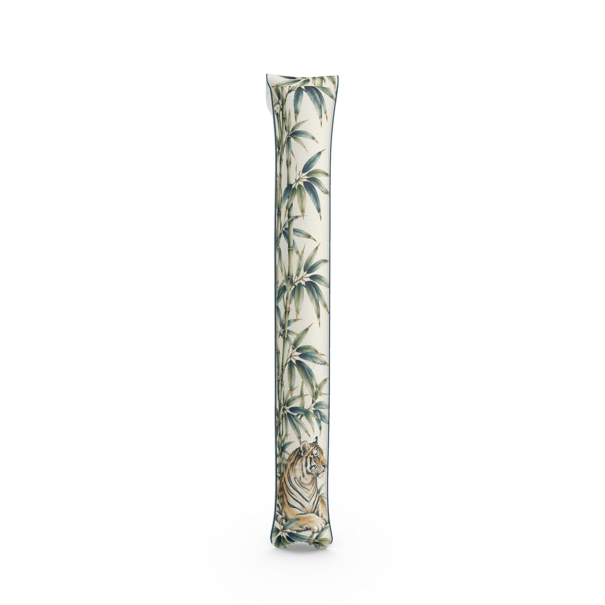 Mahjong mat dust bag, Tigers & Bamboo design, back view