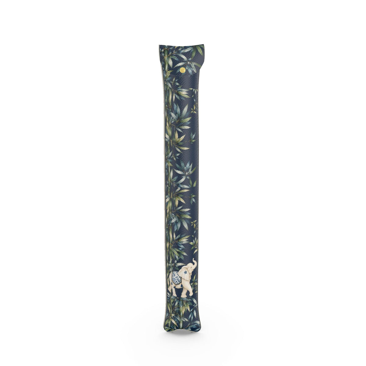 Mahjong mat dust bag, Navy with Elephant design