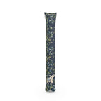 Mahjong mat dust bag, Navy with Elephant design, back view