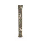 Mahjong mat dust bag, Brown with Pelicans design