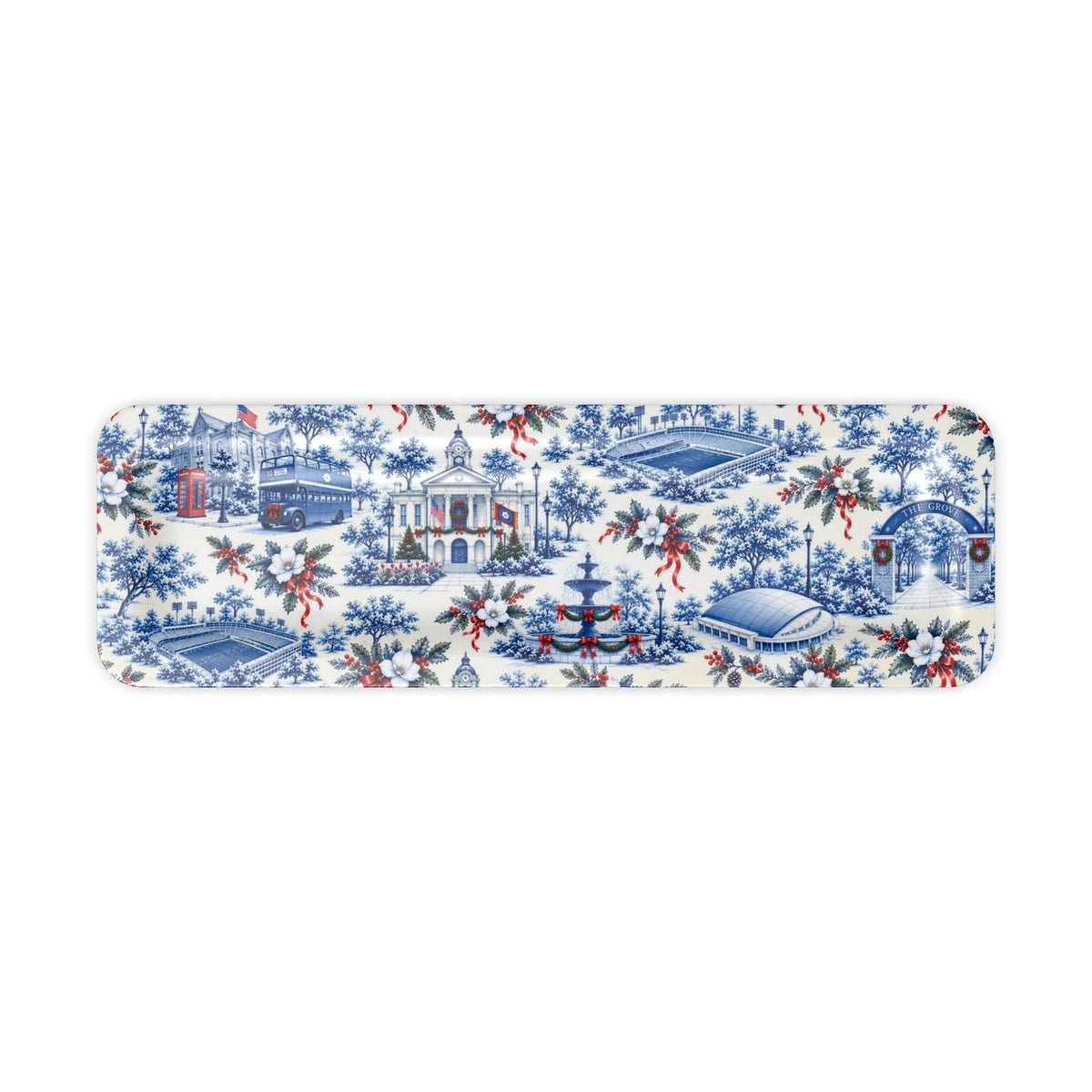 Oxford Christmas Toile Serving Tray