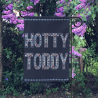Hotty Toddy! garden flag, navy, view 6