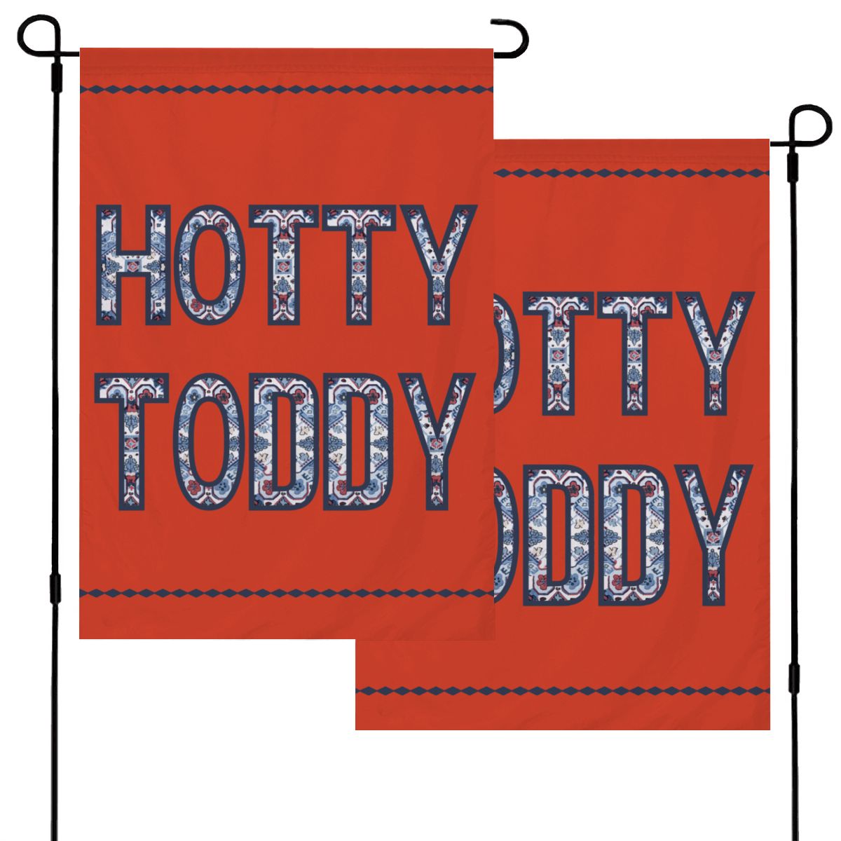 Hotty Toddy! Garden Flag_Red | Garden Flag 12"x18" (Made in USA) Garden Flag