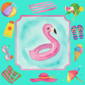 Pool Time | Mahjong Mat