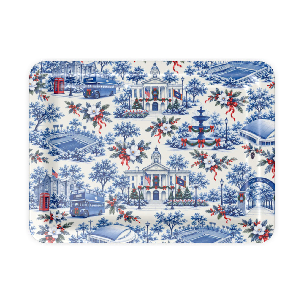 Oxford Christmas Toile Serving Tray