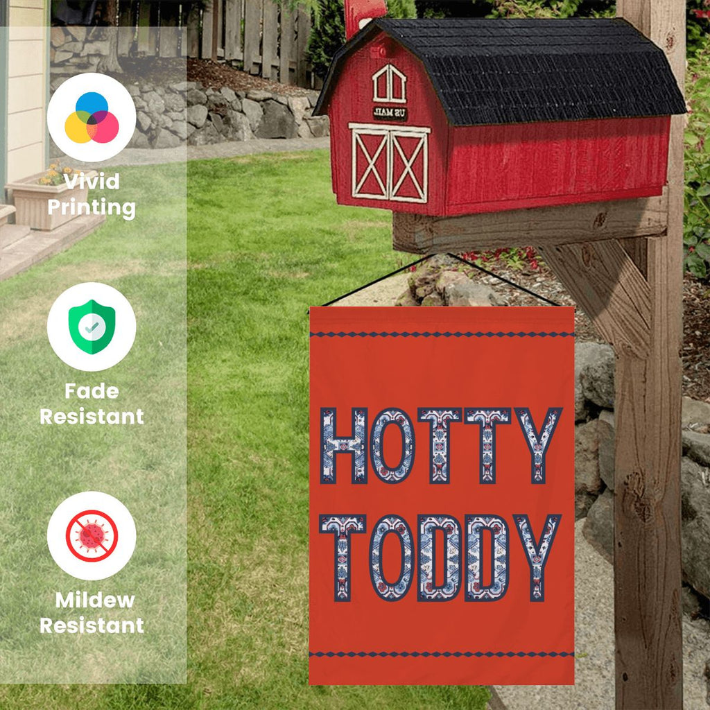 Hotty Toddy! Garden Flag_Red | Garden Flag 12"x18" (Made in USA) Garden Flag