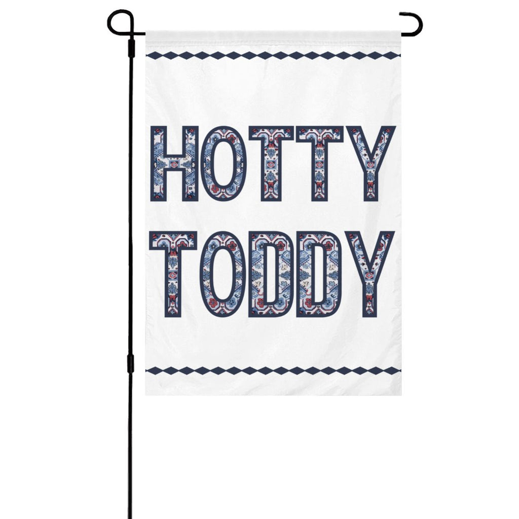 Hotty Toddy! Garden Flag_White| Garden Flag 12"x18" (Made in USA) Garden Flag