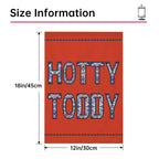 Hotty Toddy! garden flag, red, view 2