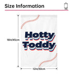 Hotty Toddy! baseball garden flag, view 2