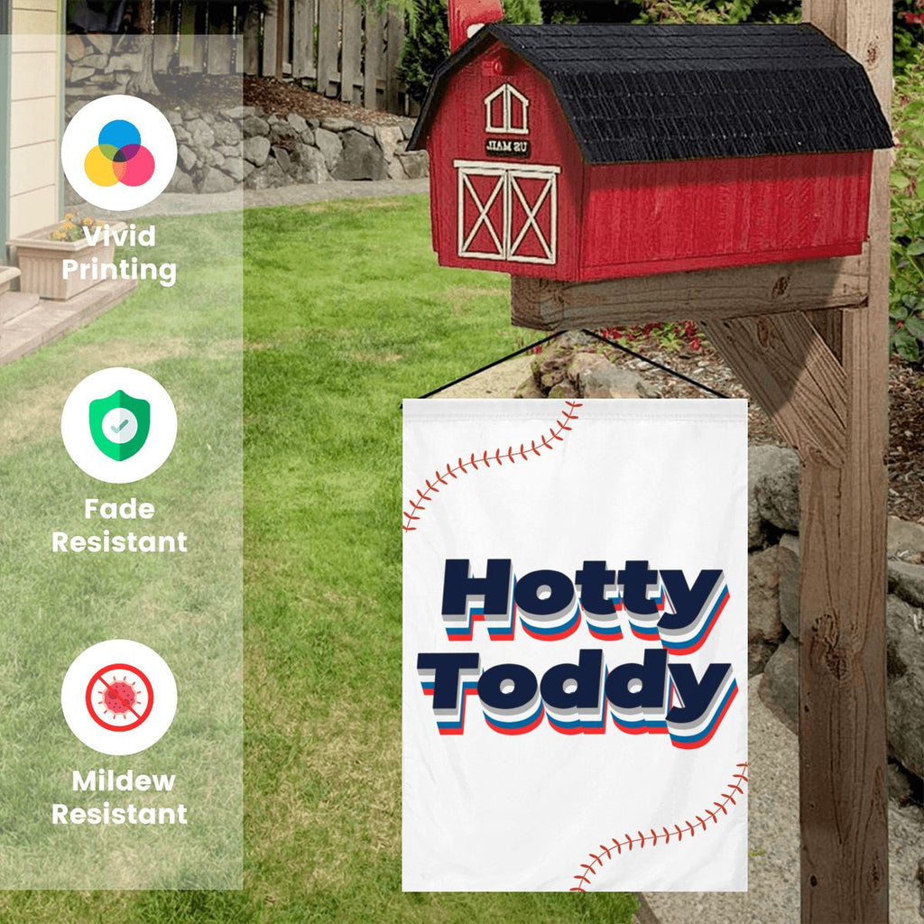 Hotty Toddy! Garden Flag_Baseball | Garden Flag 12"x18" (Made in USA) Garden Flag