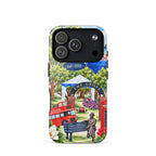 A Love Letter to Oxford MagSafe tough case, glossy, on iPhone 17 Pro, watercolor Oxford, Mississippi scene