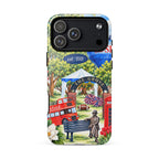 A Love Letter to Oxford MagSafe tough case, glossy, on iPhone 18 Pro Max, watercolor Oxford, Mississippi scene